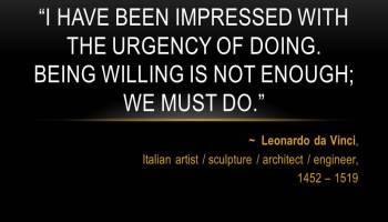 I have been impressed with the urgency