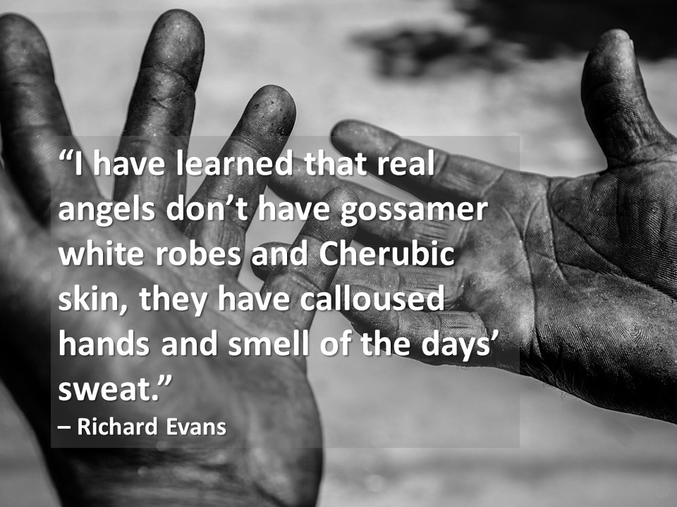 image - working hands - w quote