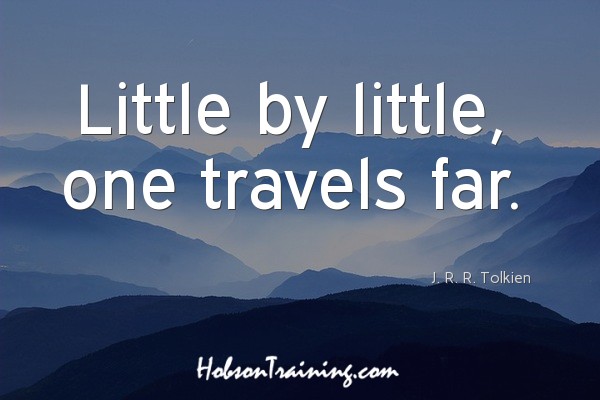 inspiration 2017 - taking slow steps